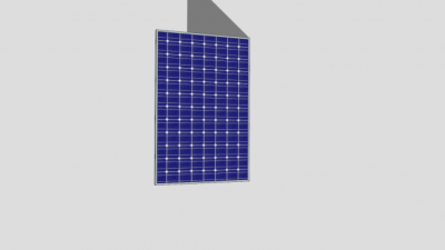 多晶太阳能板SU模型下载_sketchup草图大师SKP模型