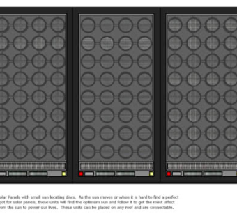 太阳能板传感器SU模型下载_sketchup草图大师SKP模型