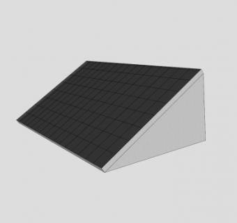 家用太阳能板SU模型下载_sketchup草图大师SKP模型