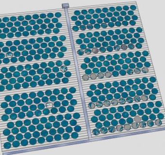 圆形传感太阳能板SU模型下载_sketchup草图大师SKP模型