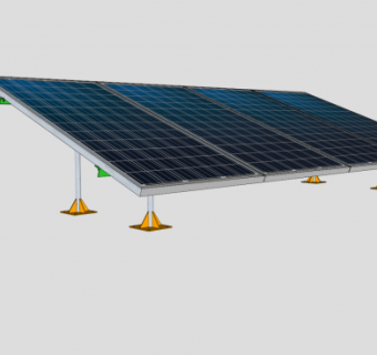 太阳能板模块SU模型下载_sketchup草图大师SKP模型