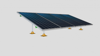 太阳能板模块SU模型下载_sketchup草图大师SKP模型