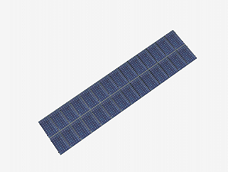 太阳能电池板倾斜22度SU模型下载_sketchup草图大师SKP...