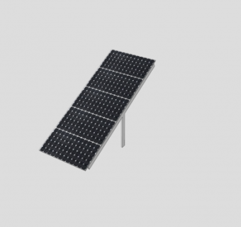 太阳能电池板组SU模型下载_sketchup草图大师SKP模型