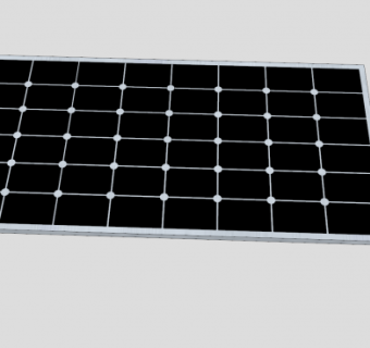 太阳采光电池板SU模型下载_sketchup草图大师SKP模型