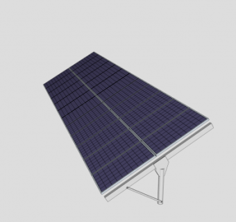 太阳能电池板阵列SU模型下载_sketchup草图大师SKP模型