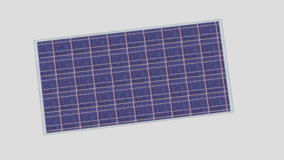 电能装置太阳能电池板SU模型下载_sketchup草图大师SKP模型