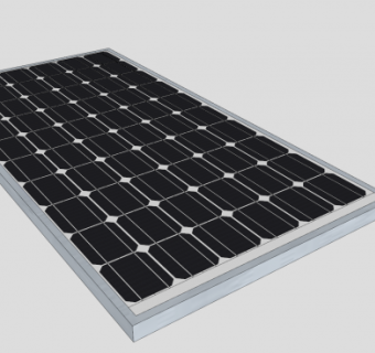 LSX-200系列太阳能电池板SU模型下载_sketchup草图大师SKP模型