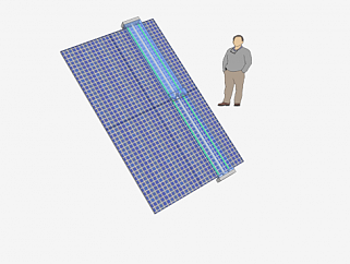 太阳能光能板SU模型下载_sketchup草图大师SKP模型