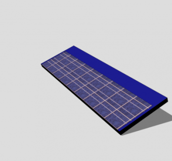 太阳能板格SU模型下载_sketchup草图大师SKP模型