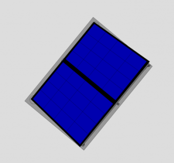 多晶硅太阳能板SU模型下载_sketchup草图大师SKP模型