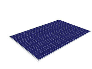 加拿大太阳能240W板SU模型下载_sketchup草图大师SKP...