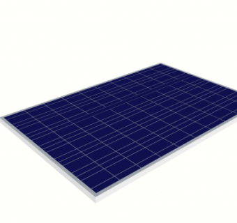 加拿大太阳能240W板SU模型下载_sketchup草图大师SKP模型