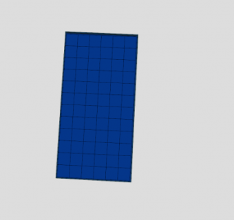 300WP太阳能板SU模型下载_sketchup草图大师SKP模型