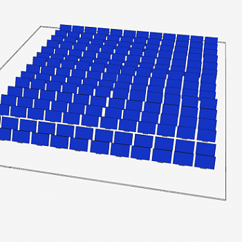 超多太阳能板SU模型下载_sketchup草图大师SKP模型