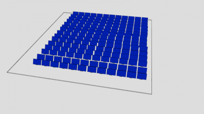 超多太阳能板SU模型下载_sketchup草图大师SKP模型