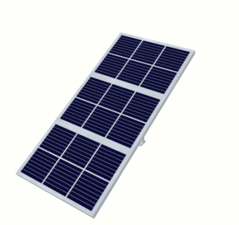 安装太阳能电池板阵列SU模型下载_sketchup草图大师SKP模型