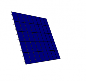 工厂设备太阳能板SU模型下载_sketchup草图大师SKP模型