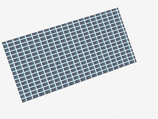 300瓦太阳能电池板SU模型下载_sketchup草图大师SKP模型