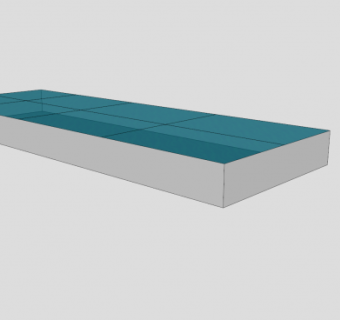 简易的太阳能板SU模型下载_sketchup草图大师SKP模型