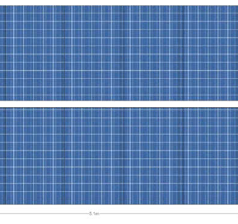 10x230瓦太阳能电池板SU模型下载_sketchup草图大师SKP模型