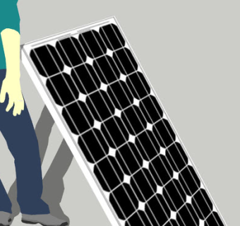 100瓦PV太阳能电池板SU模型下载_sketchup草图大师SKP模型