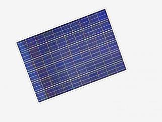 明基330W太阳能电池板SU模型下载_sketchup草图大师SKP模型