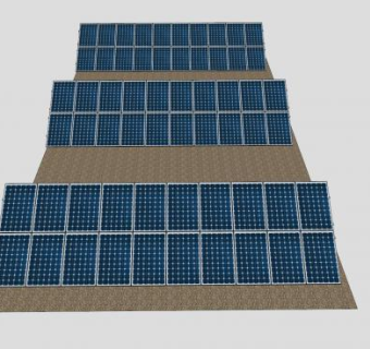 315瓦电池板SU模型下载_sketchup草图大师SKP模型