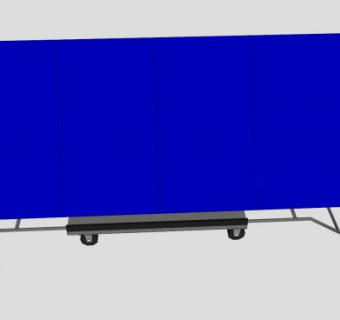 移动式太阳能板SU模型下载_sketchup草图大师SKP模型