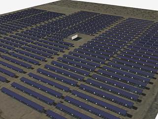 基地太阳能电池板SU模型下载_sketchup草图大师SKP模型