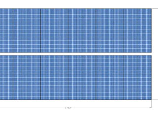 12x230瓦太阳能电池板SU模型下载_sketchup草图大师SKP模型