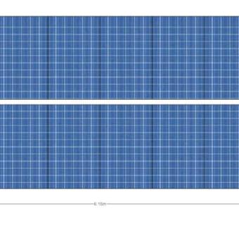 12x230瓦太阳能电池板SU模型下载_sketchup草图大师SKP模型