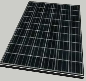 京瓷太阳能板SU模型下载_sketchup草图大师SKP模型