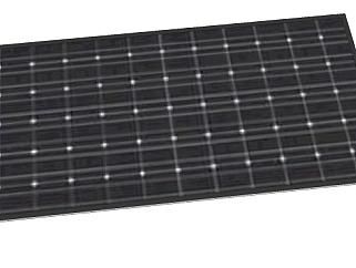 XS300-6S太阳能电池板SU模型下载_sketchup草图大师SKP模型