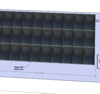 夏普太阳能电池板SU模型下载_sketchup草图大师SKP模型