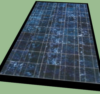 光电能源板SU模型下载_sketchup草图大师SKP模型