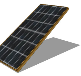 京瓷KC130TM光伏板SU模型下载_sketchup草图大师SKP模型