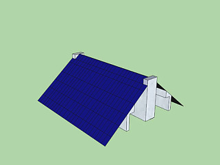 屋顶<em>板</em>的<em>太阳能板</em>SU模型下载_sketchup草图大师SKP模型