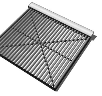 平板式太阳能热水器SU模型下载_sketchup草图大师SKP模型