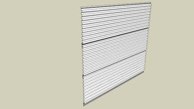 波浪型太阳能板SU模型下载_sketchup草图大师SKP模型