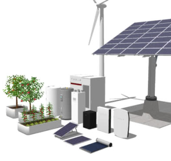 环保型光伏板SU模型下载_sketchup草图大师SKP模型