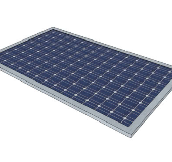 太阳能光伏电池板SU模型下载_sketchup草图大师SKP模型