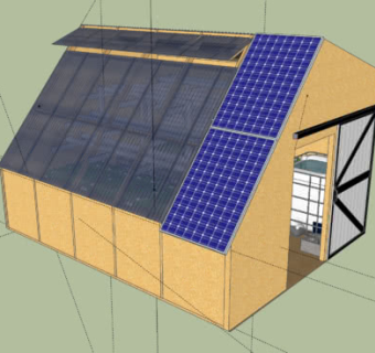 被动式太阳能板SU模型下载_sketchup草图大师SKP模型
