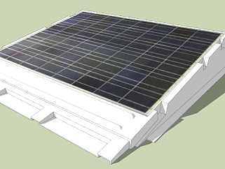 太阳能吸收器SU模型下载_sketchup草图大师SKP模型