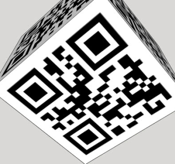 立方体不同二维码代码SU模型下载_sketchup草图大师SKP模型
