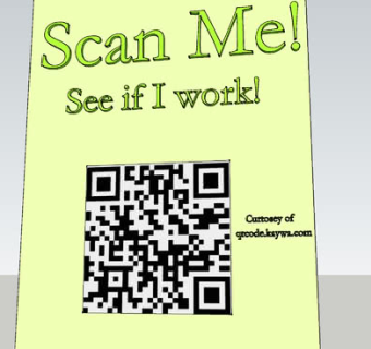 二维码编码SU模型下载_sketchup草图大师SKP模型