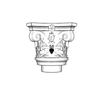 科林斯柱头SU模型下载_sketchup草图大师SKP模型