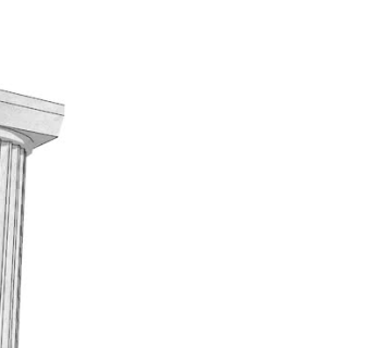 陶立克凹槽柱SU模型下载_sketchup草图大师SKP模型