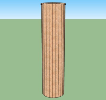 所罗门的花岗石柱SU模型下载_sketchup草图大师SKP模型