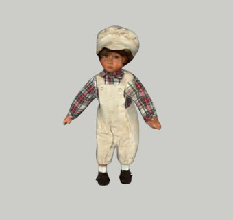 西方小孩洋娃娃SU模型下载_sketchup草图大师SKP模型